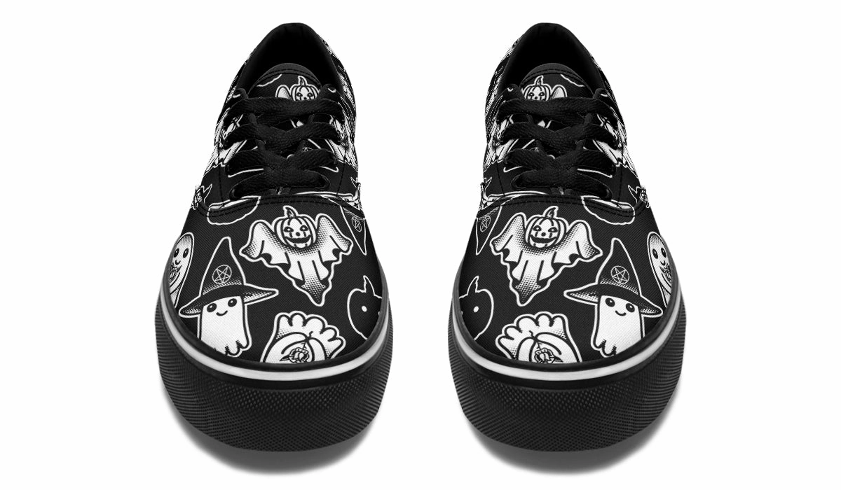 Canvas Spooky Ghost Classic Shoes