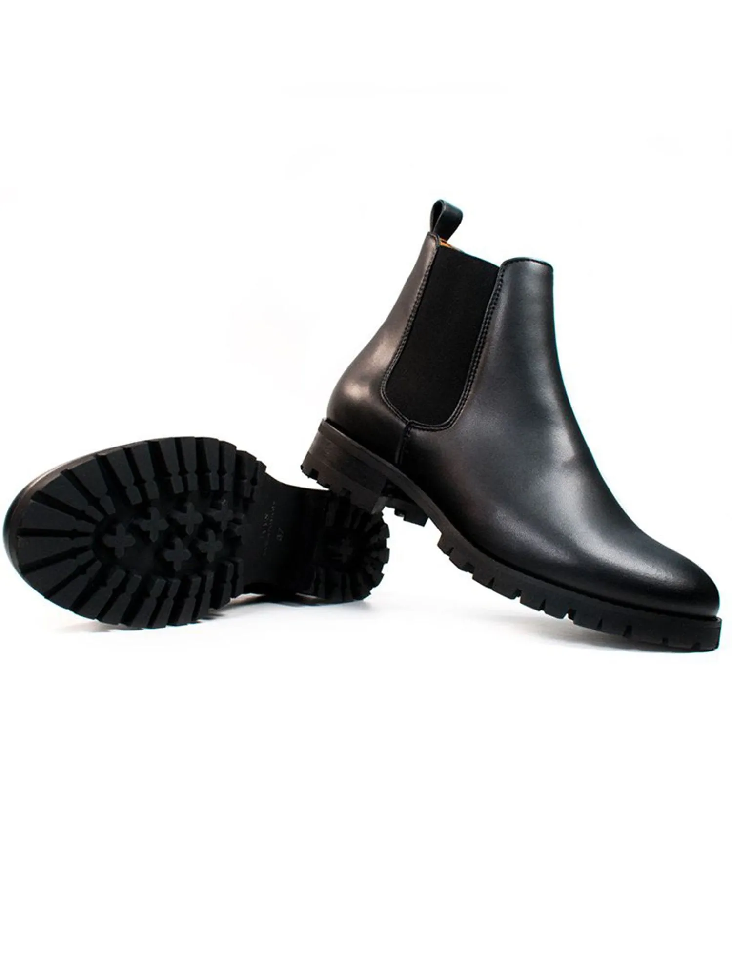 Luxe Deep Tread Chelsea Boots Impact absorption Durable Comfort