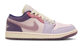 Jordan 1 Low ??Pastel Purple?? (W) Lightweight Form Casual Wear