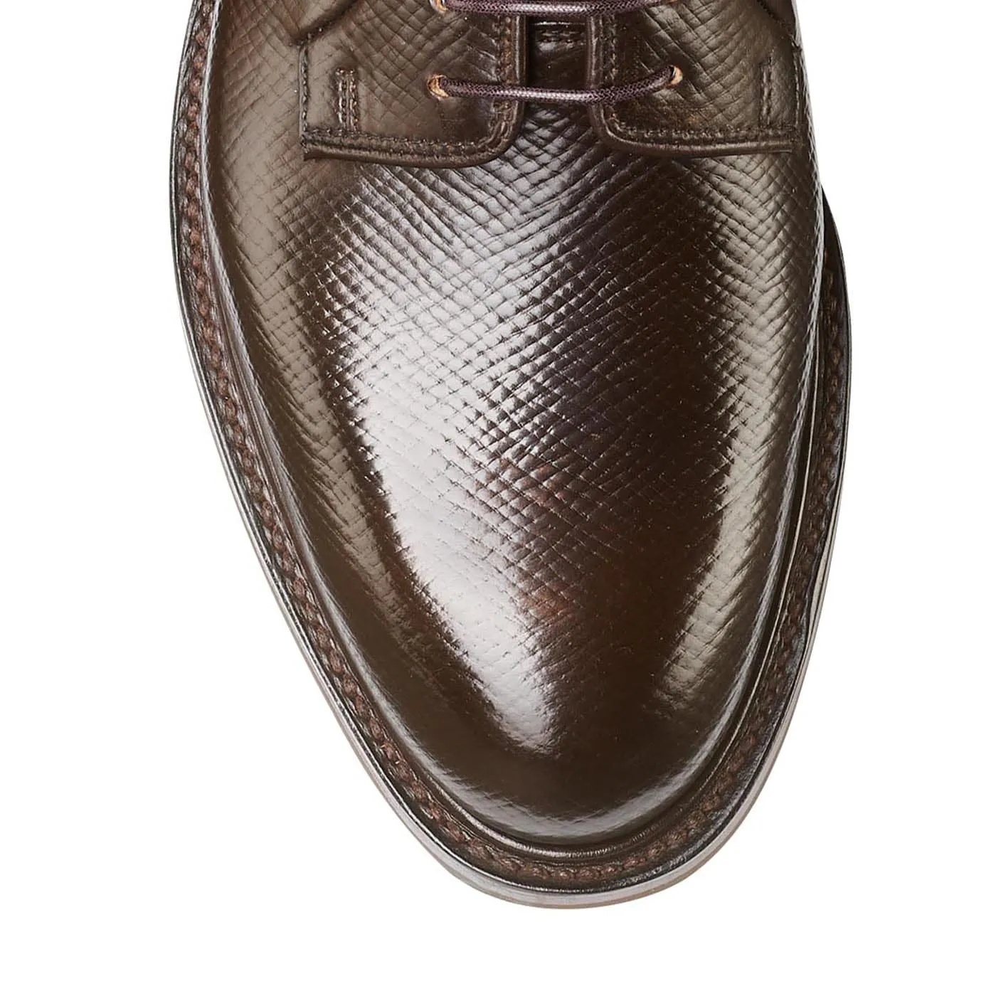 Lanark 5 Dark Brown Hatch Grain Cordovan Exclusive Banquet