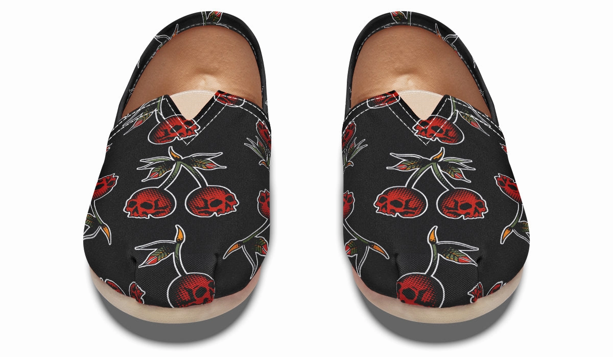 Skull Cherry Casual Shoes Matte Edge