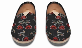 Chic Fit Skull Cherry Casual Shoes