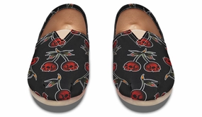Chic Fit Skull Cherry Casual Shoes