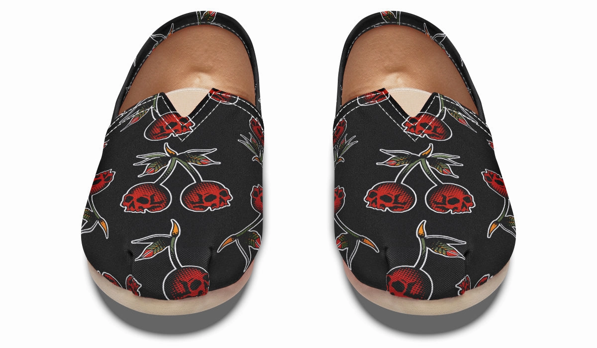 Winter Base Wardrobe Base Skull Cherry Casual Shoes