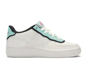 AIR FORCE 1 LOW GS DOUBLE LAYER - AQUA BLACK (GS) Adjustable