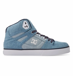 Quick Dry Fabric Men's Pure Cupsole High-Top Shoes