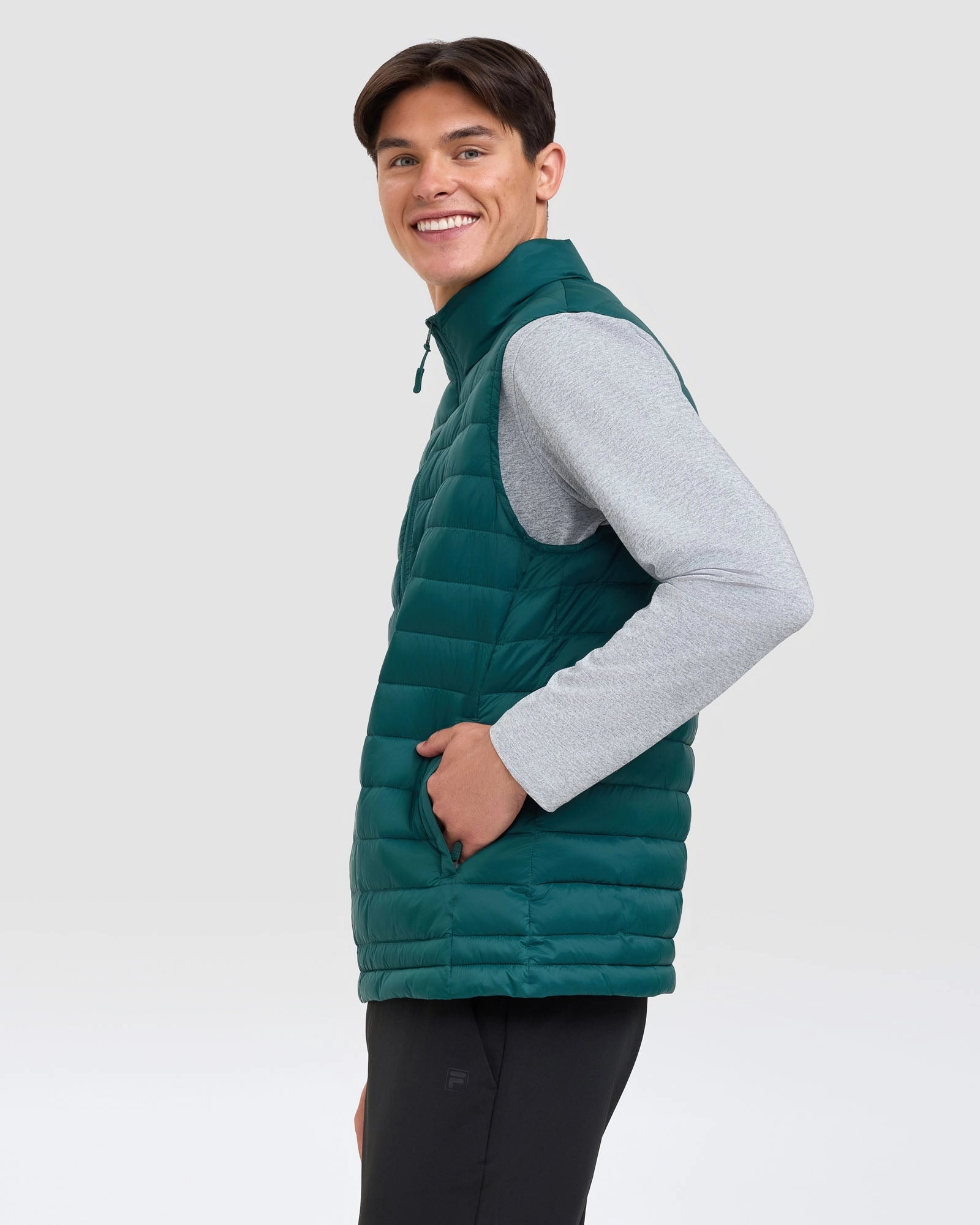 Men's Theo Lite Puff Vest Comfortable Travel