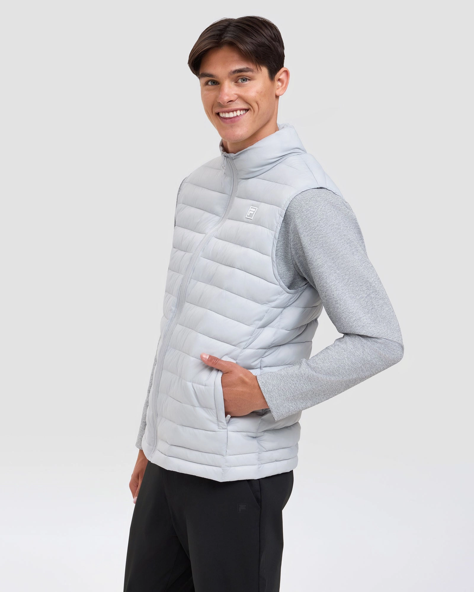 Men's Theo Lite Puff Vest Streamlined Design