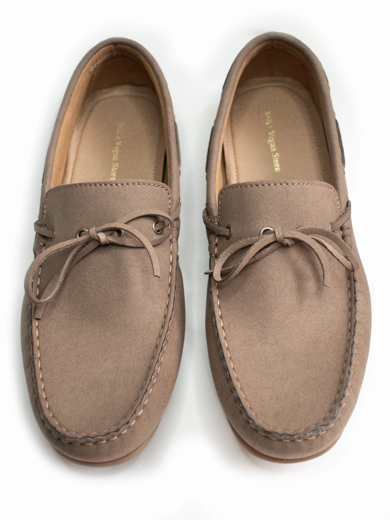 Vegan Suede Loafers Crisp Look