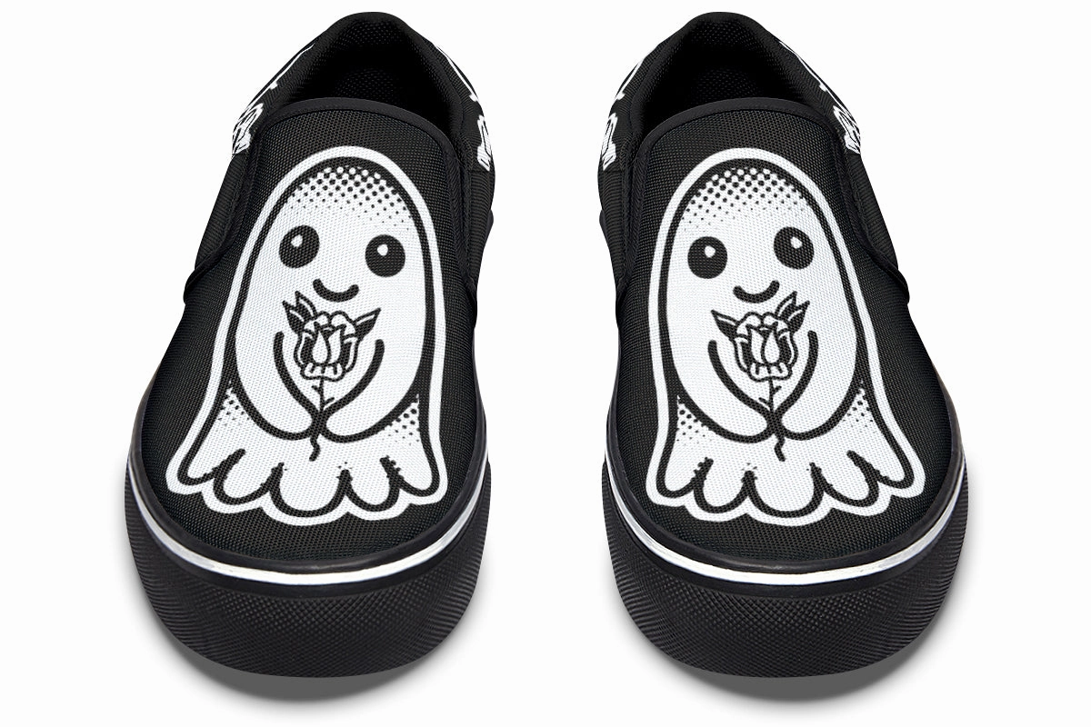 Flexibility Flower Ghost Slip On Shoes