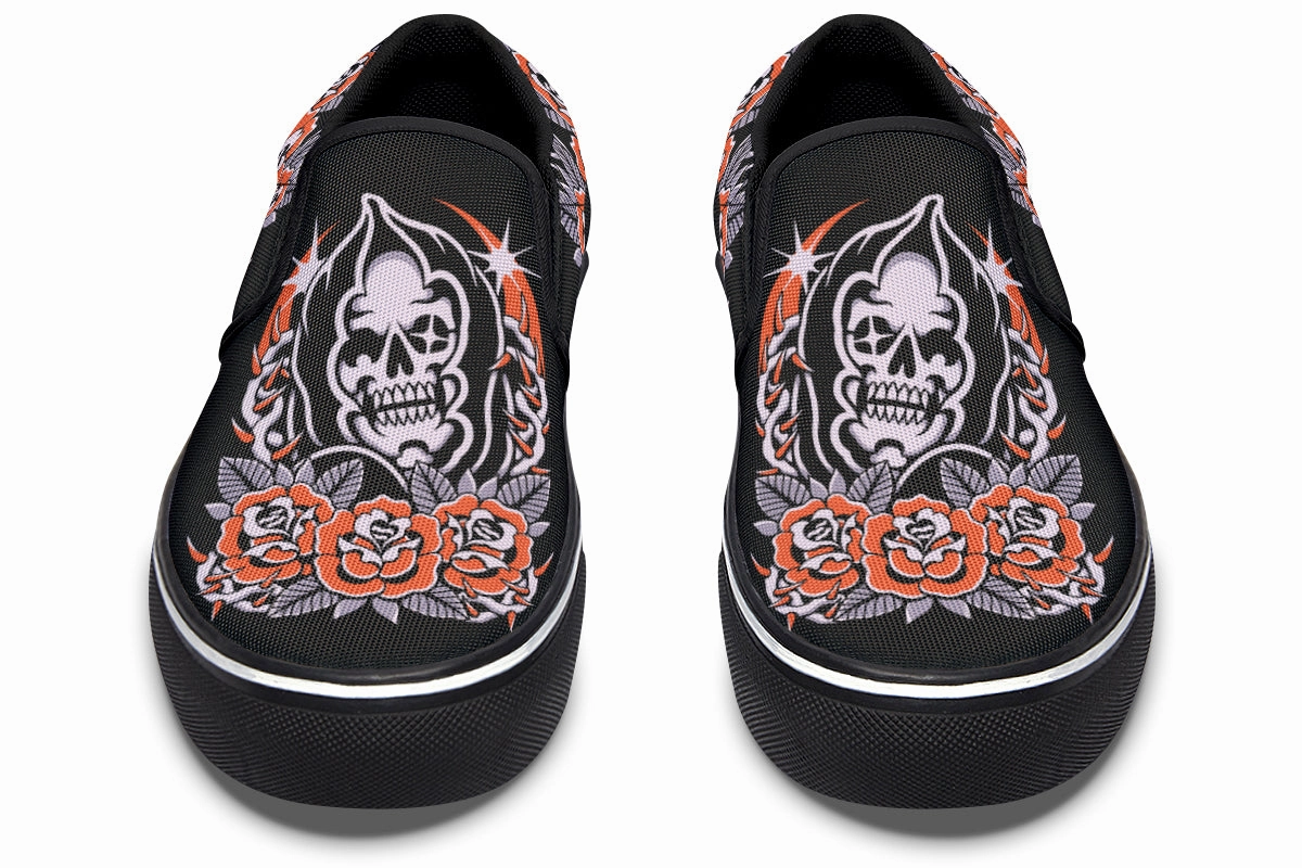 Clean Step Reaper Roses Slip On Shoes