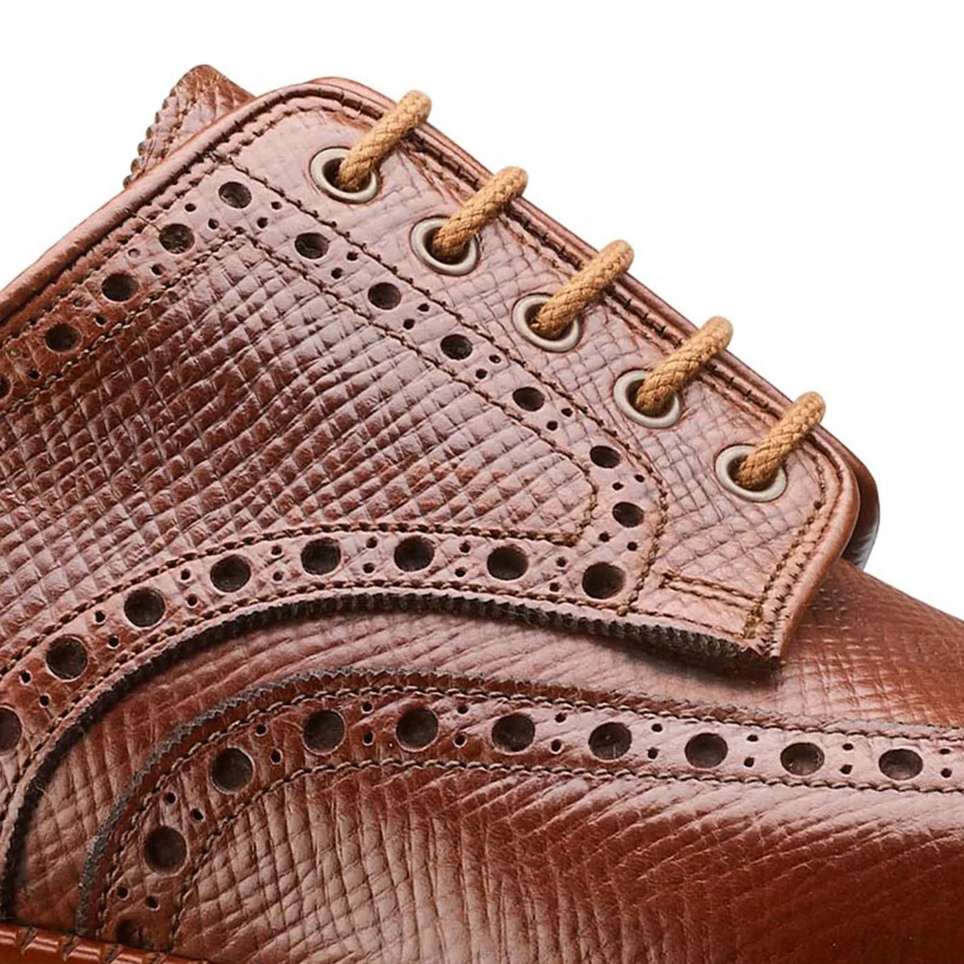 Soft Sole High-Quality Fit Cardigan 5 Walnut Hatch Grain