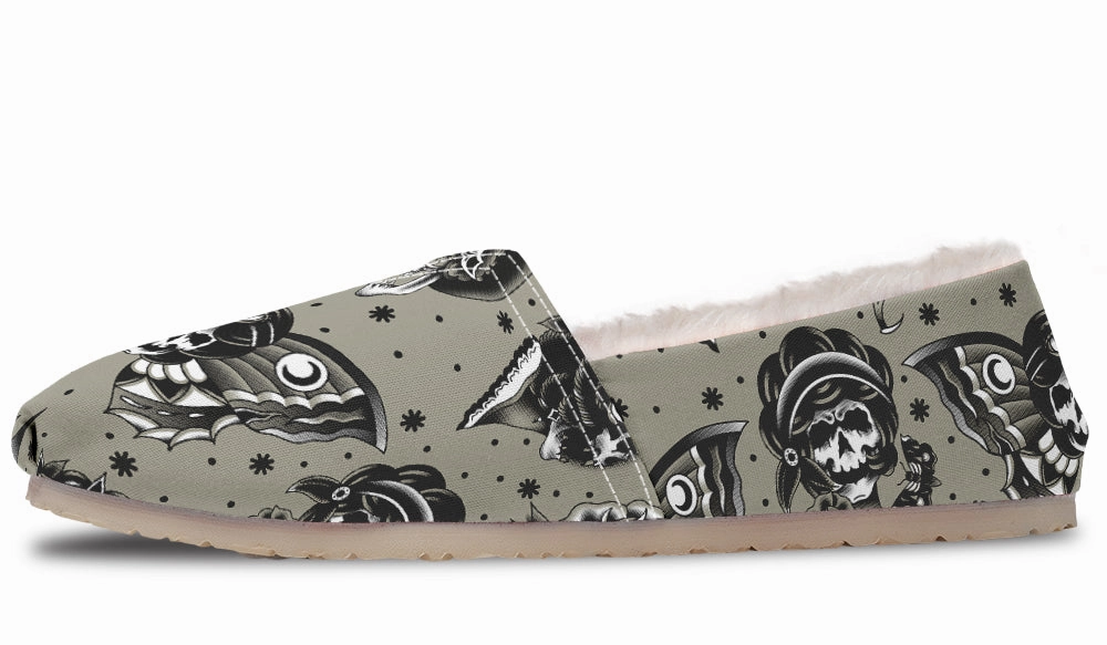 Classic Dead Girls Winter Casual Shoes Foot Glow Moon Tone