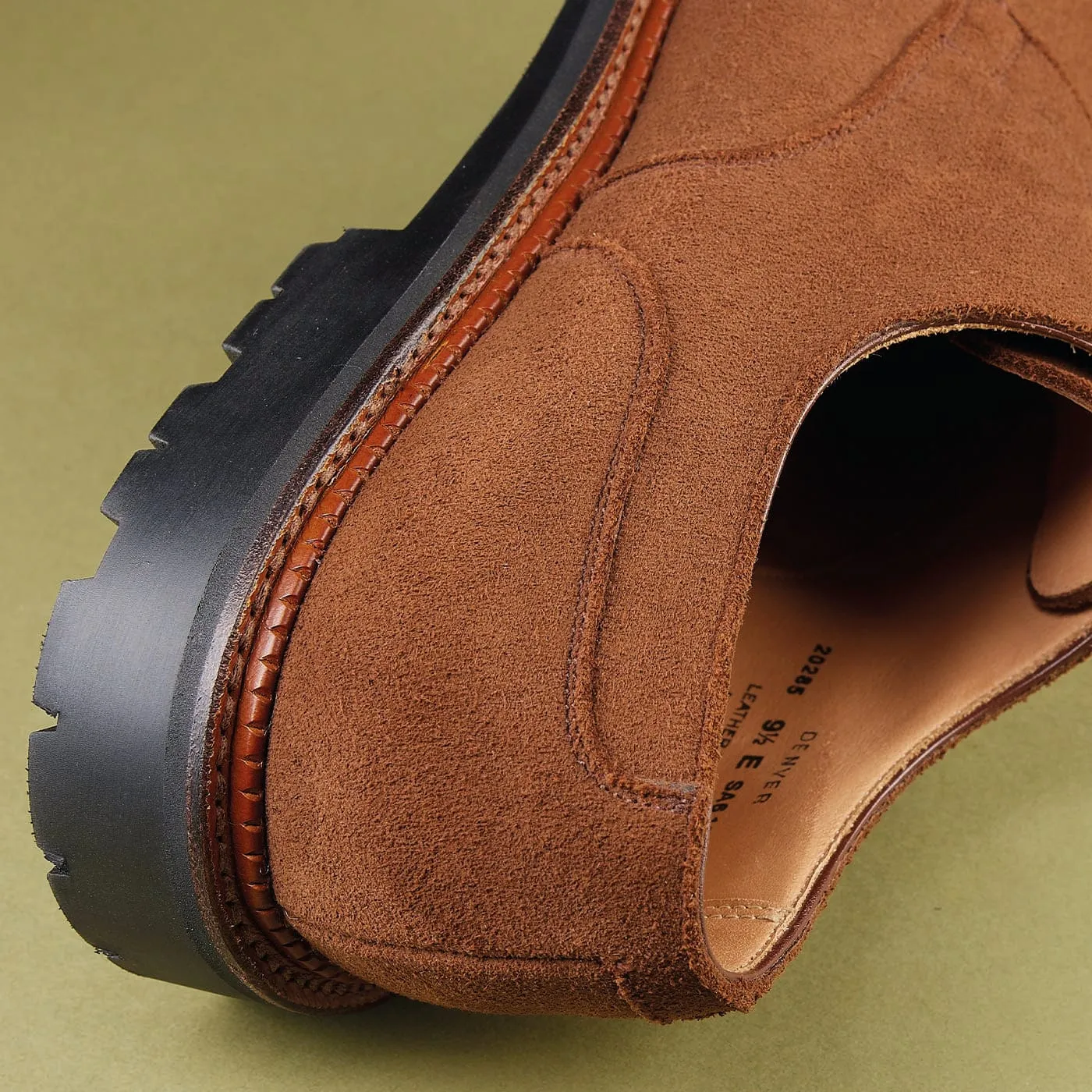 Denver Tobacco Deer Skin Suede Real Craft Soft Roll