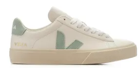 Veja Campo Low Chromefree Leather White Matcha (W) Comfortable Wear