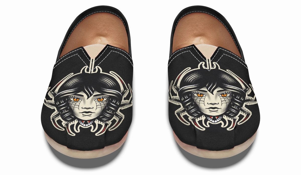 Traditional Spider Girl Head Casual Shoes Zen Step Sport Life