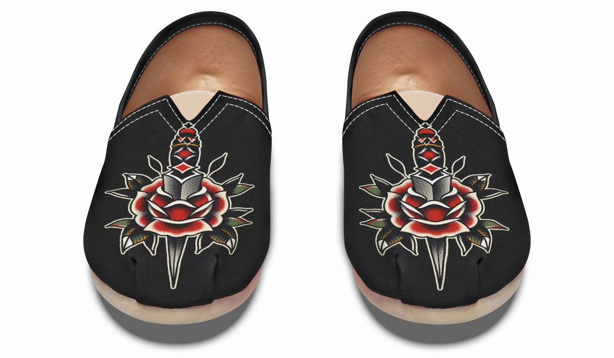 Comfortable fit Ice Grip Dagger Rose Casual Shoes