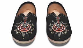 Comfortable fit Ice Grip Dagger Rose Casual Shoes