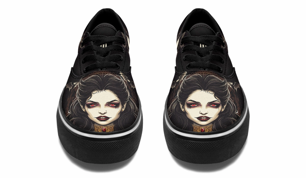 Comfort toe Neo Traditional Vampire Girl Classic Shoes