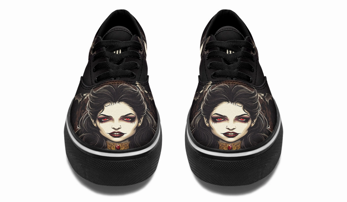 Neo Traditional Vampire Girl Classic Shoes Stable construction soft pastel