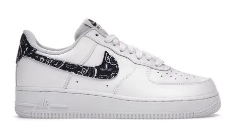 Picnic Easy Nike Air Force 1 Low '07 Essential White Black Paisley (W)