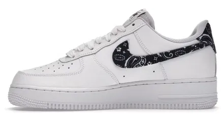 Bone Aid Nike Air Force 1 Low '07 Essential White Black Paisley (W)