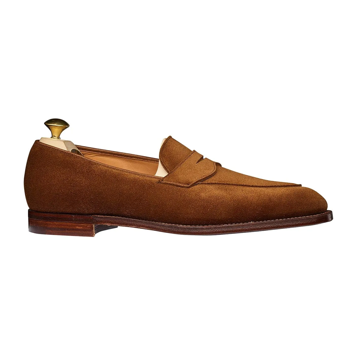 Royal Ceremony Retro Style Nice Tobacco Calf Suede