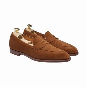 Nice Tobacco Calf Suede Secure Grip
