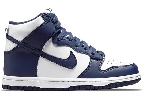 Nike Dunk High Championship Navy (GS) Family Fit Stage Glow