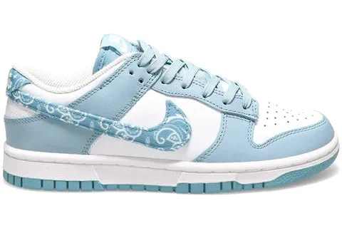 Nike Dunk Low Essential Paisley Pack Worn Blue (W) Star Mood Elastic Sling