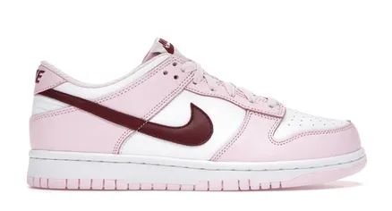 Comfort Enhancement Nike Dunk Low Pink Foam Red White (GS)