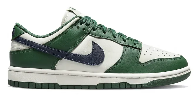 Track Run Couple Pair Nike Dunk Low Retro Gorge Green Midnight Navy (Women's)
