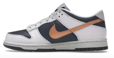 Anti Bacterial Nike Dunk Low SE Copper Swoosh (GS)