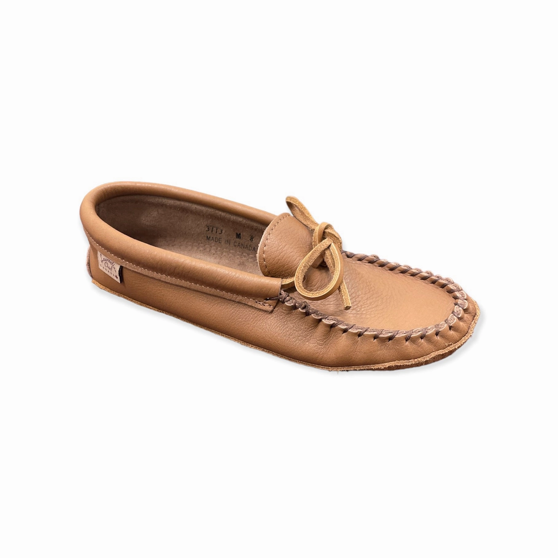 orthopedic Instant Slip Fit Maple Moosehide Moccasin