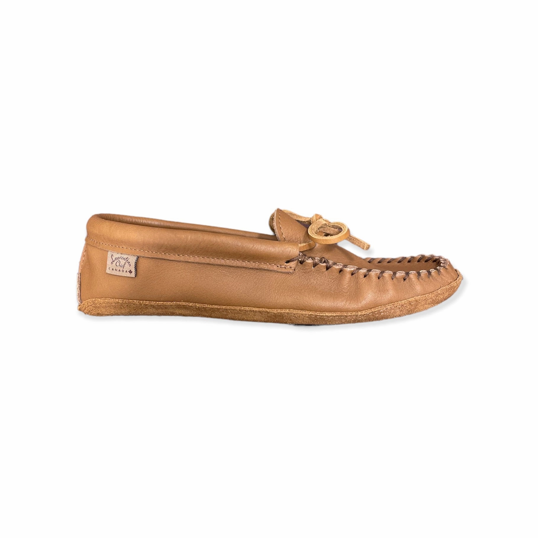 Easy adjustment Maple Moosehide Moccasin