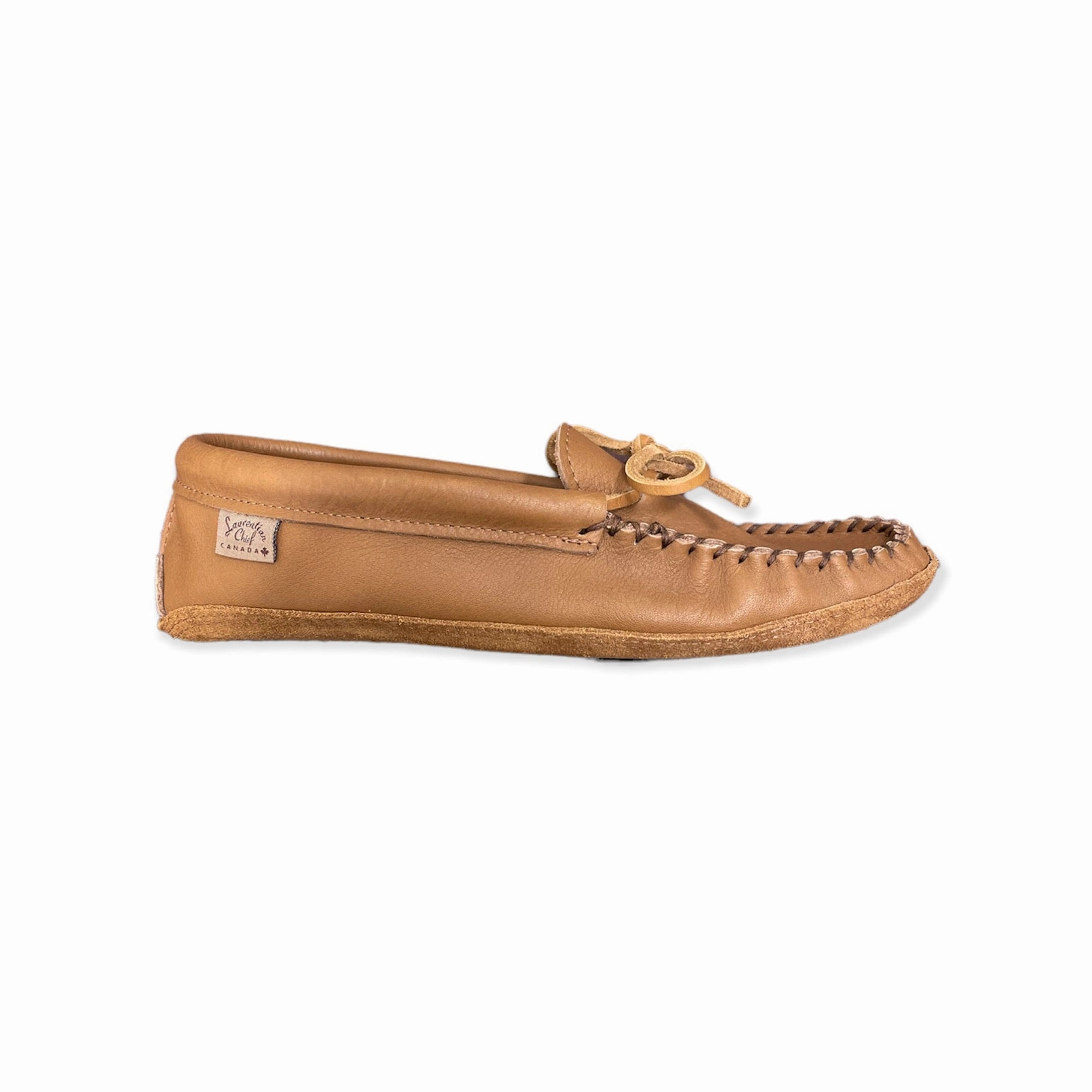 Easy adjustment Maple Moosehide Moccasin