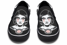 Witch Slip On Shoes Mono Style Deep Shade