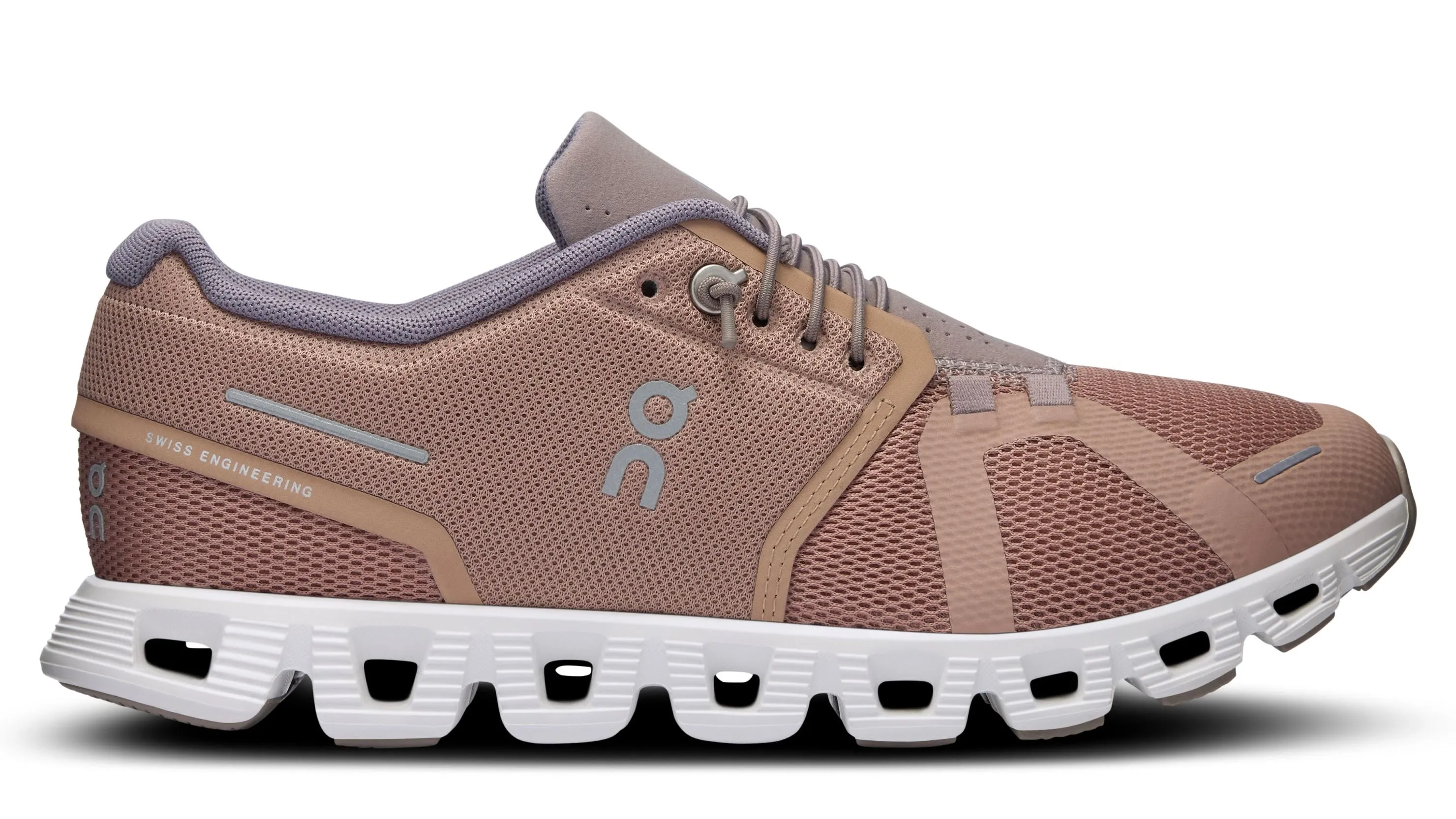 shape fit On Running Cloud 5 Rosebrown Fog (Women's)