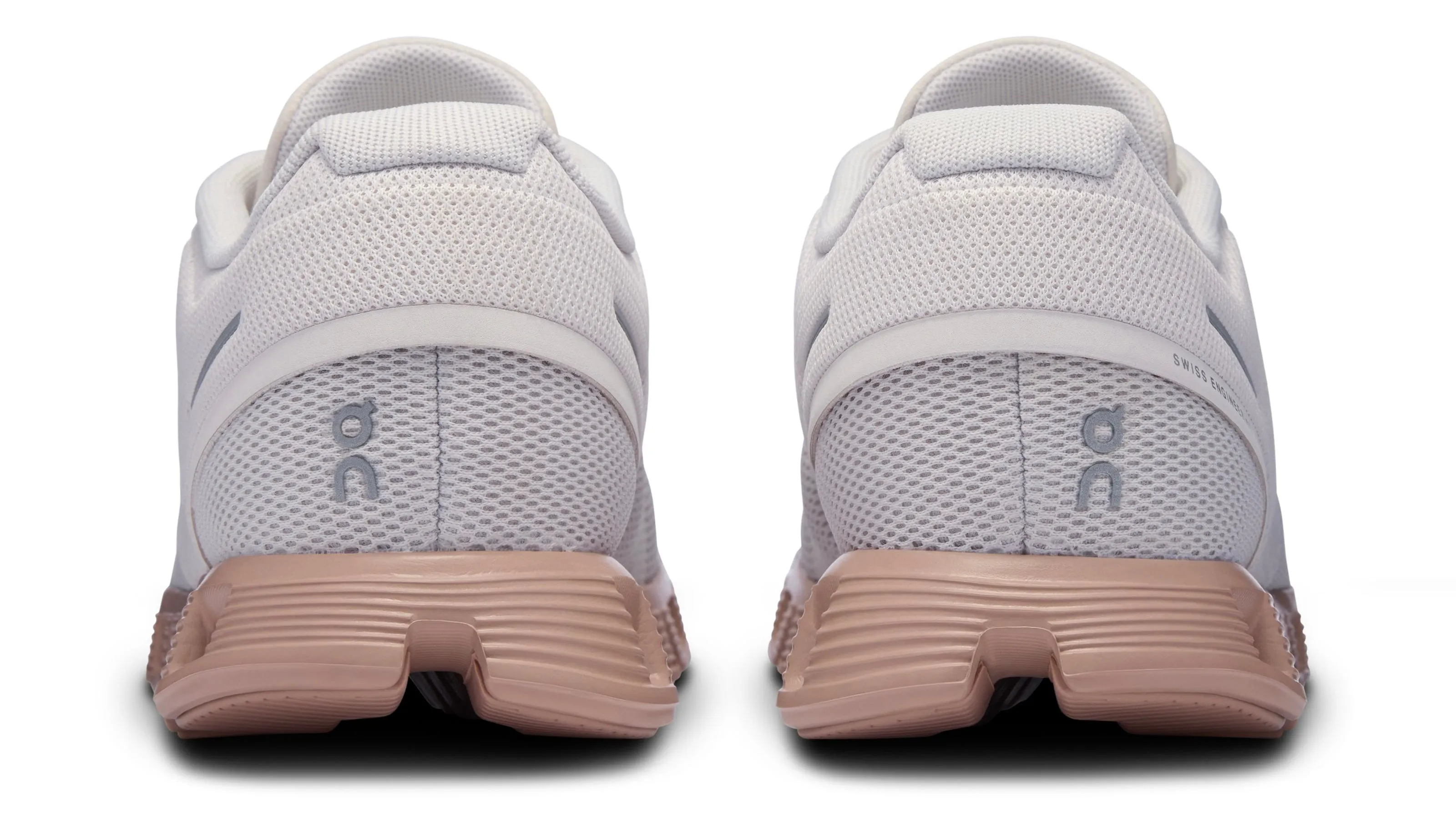 On Running Cloud 5 Sand Rosebrown (W) White Clean Sweat Resistant Urban Stroll