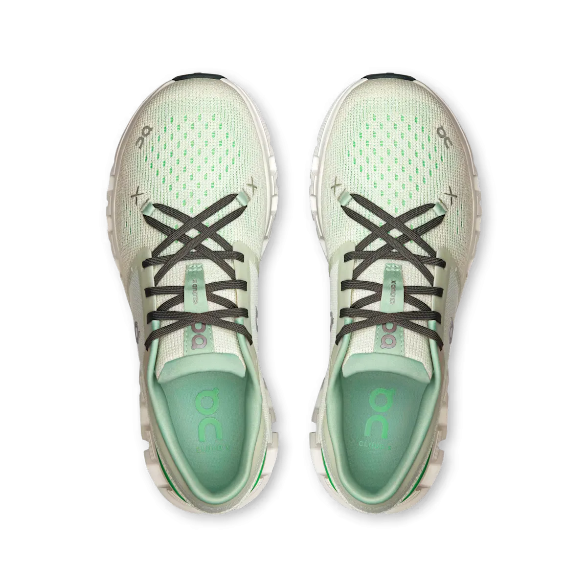 night walk On Running Cloud X 4 Aloe Honeydew (Women's)