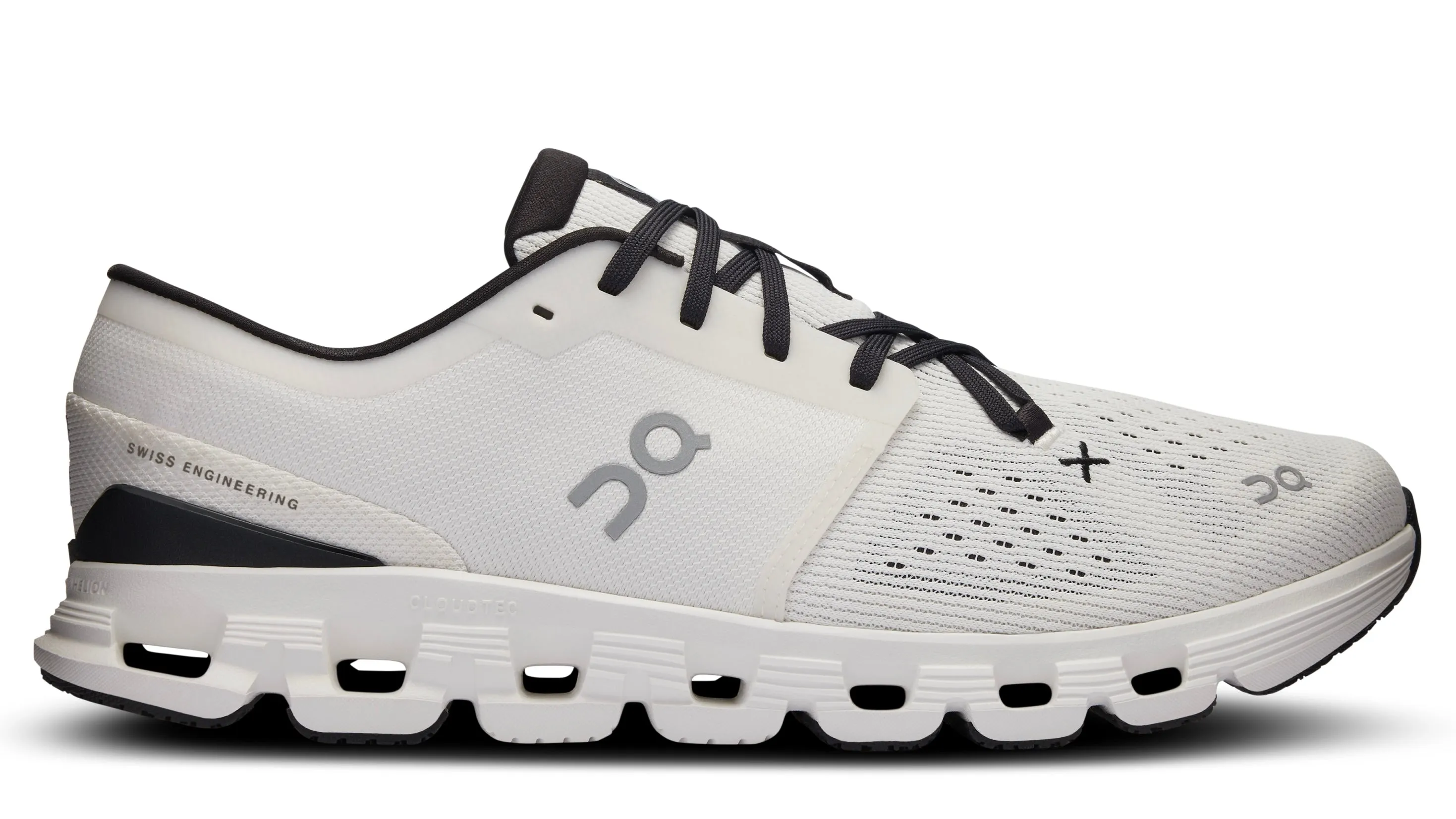 Comfort Cushion On Running Cloud X 4 Ivory Black (Women's)