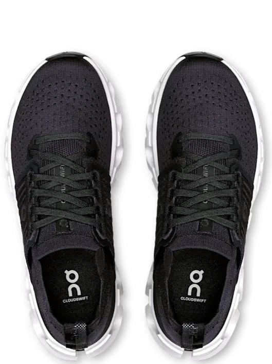 Look Ready Athletic On Running Cloudswift 4 Black White (Women's)