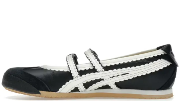 Active Day Stretch Fabric Weekend Trip Onitsuka Tiger Mexico 66 TGRS Black Cream (Women's)