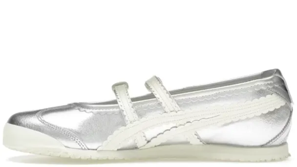 Onitsuka Tiger Mexico 66 TGRS Silver Cream (Women's) Weekend Casual