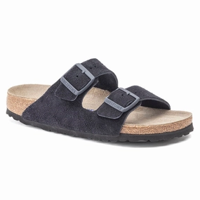 Sandal Refills ARIZONA SOFT FOOTBED SUEDE LEATHER MIDNIGHT