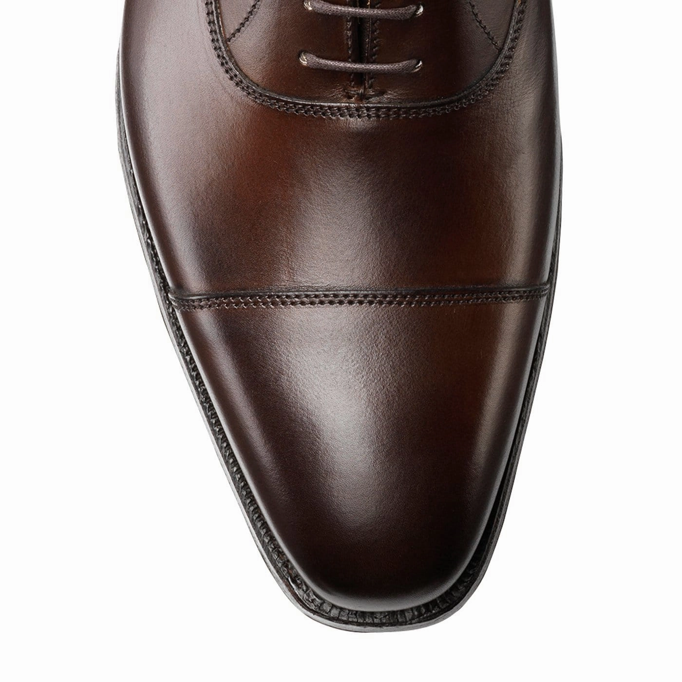 Hallam Dark Brown Burnished Calf High Rise