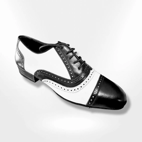 Pebete Wingtip Leather Mens Dance Shoes Custom Pick Effortless Wear