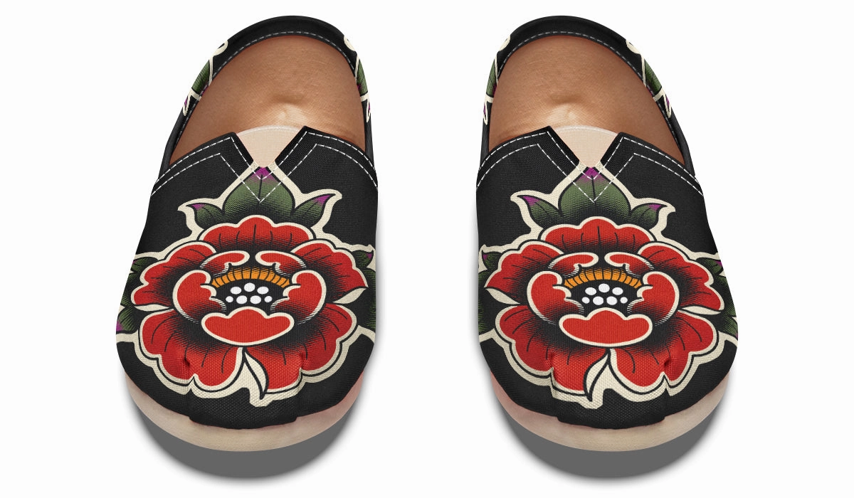 Wave Flow Peony Casual Shoes