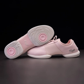 Responsive materials adapt to different workout intensities Low   Profile Pink | Split-sole (Collective)
