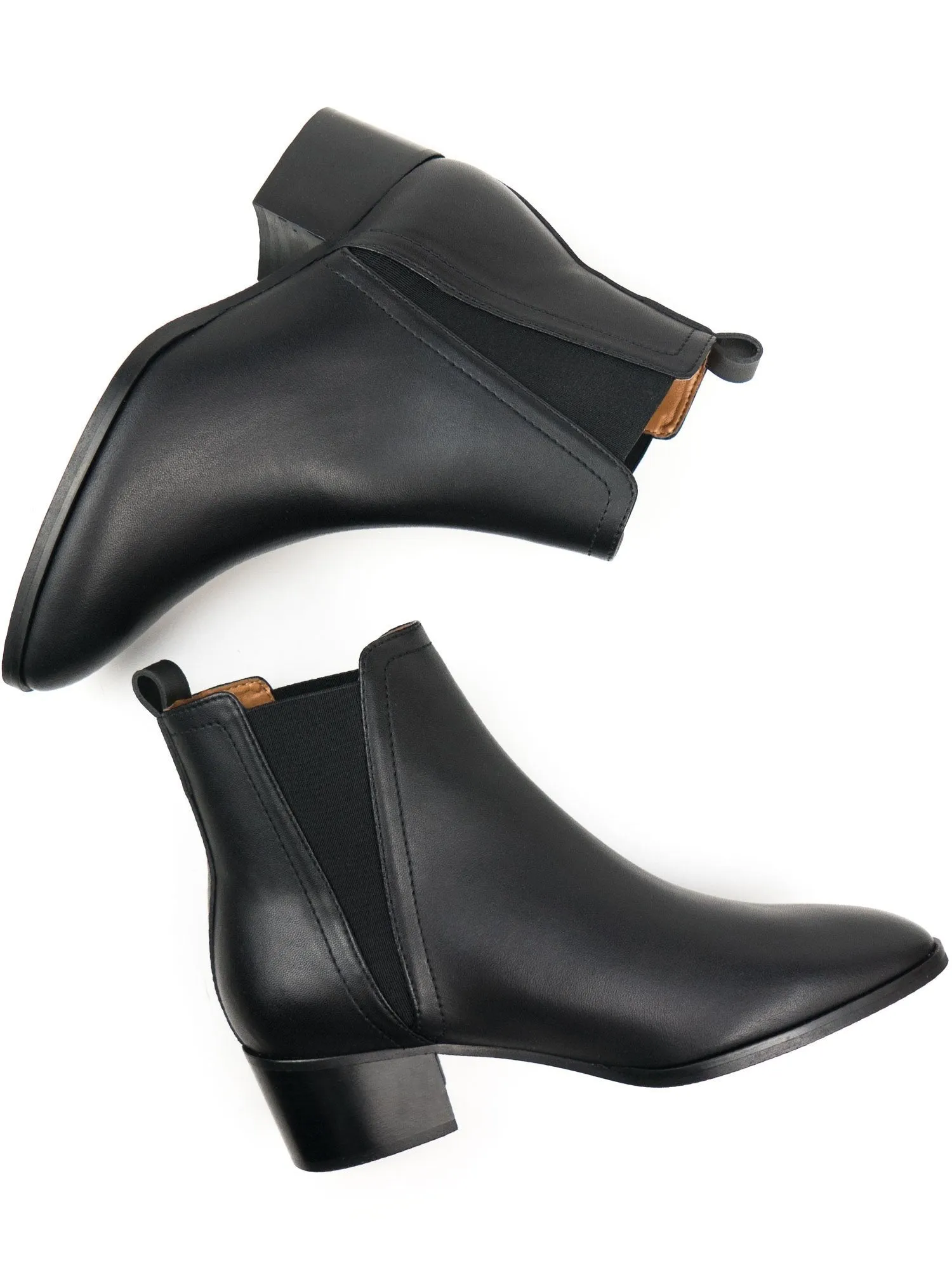 waterproof Point Toe Chelsea Boots